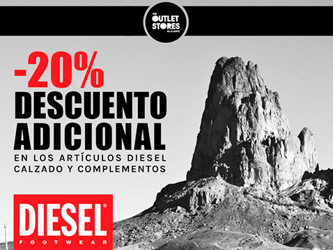 promocion SUPERJUEVES tienda DIESEL outlet store alicante