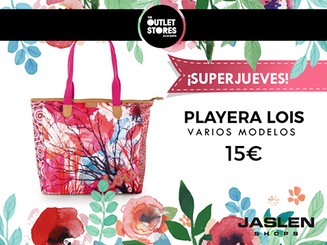 promocion SUPERJUEVES tienda JASLEN outlet store alicante