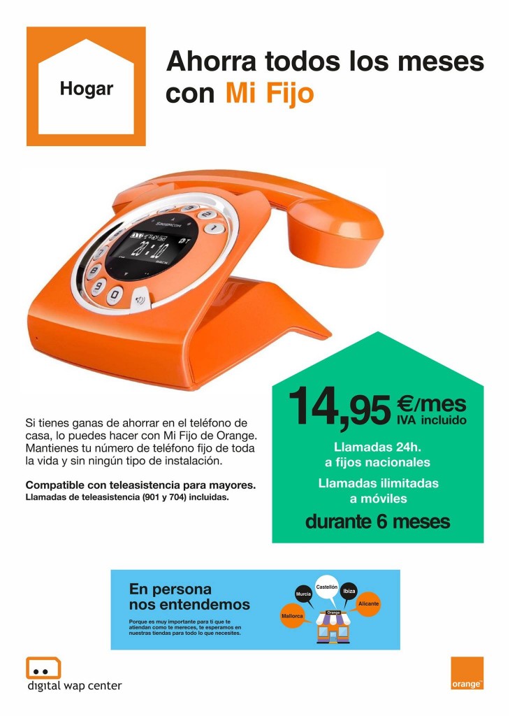 ORANGE PROMOCION MI FIJO Centro Comercial The Outlet Stores Alicante