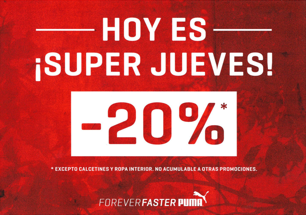 PUMA | #SUPERJUEVES - Centro Comercial The Outlet Stores Alicante