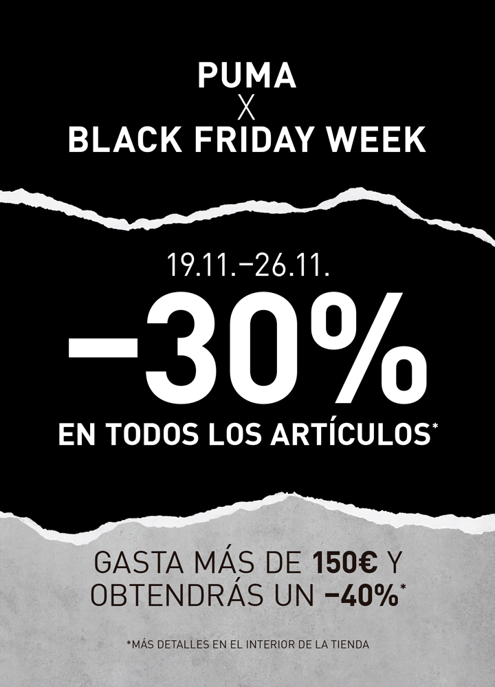 político lb Subir y bajar PUMA | BLACK FRIDAY - Centro Comercial The Outlet Stores Alicante