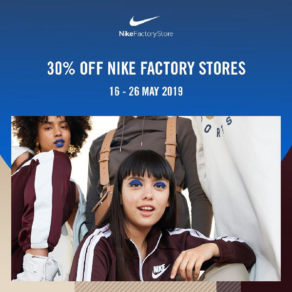 nike factory 30 descuento