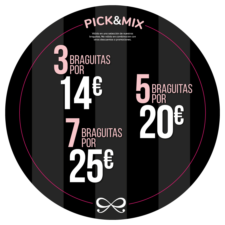 Hunkemoller promoción Pick & Mix en braguitas