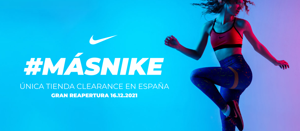 Nike Clearance Store: gran reapertura 16 de diciembre - Centro The Outlet